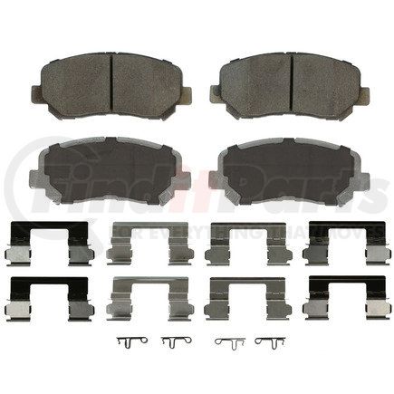 QC1640 by WAGNER - Wagner Brake ThermoQuiet QC1640 Ceramic Disc Brake Pad Set