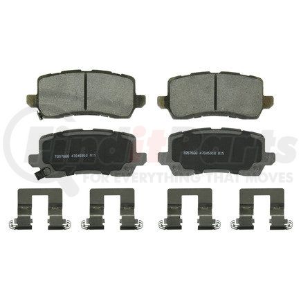 Wagner QC1698 Disc Brake Pad Set Wagner Brake ThermoQuiet QC1698 Ceramic Disc Brake Pad Set