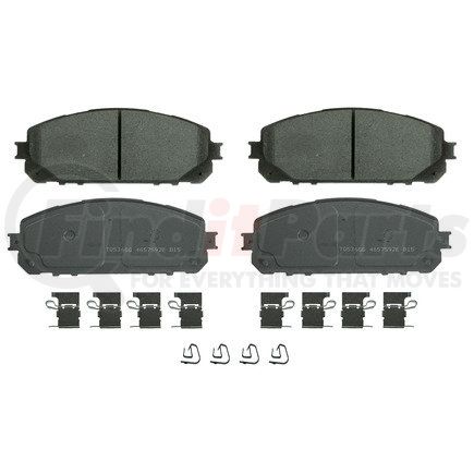 QC1709 by WAGNER - Wagner Brake ThermoQuiet QC1709 Ceramic Disc Brake Pad Set