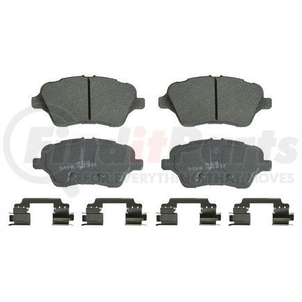 QC1730 by WAGNER - Wagner Brake ThermoQuiet QC1730 Ceramic Disc Brake Pad Set