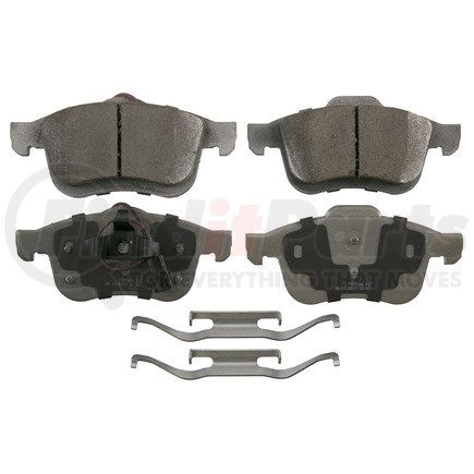 QC1721A by WAGNER - Wagner Brake ThermoQuiet QC1721A Ceramic Disc Brake Pad Set