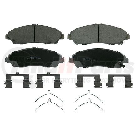 QC1723 by WAGNER - Wagner Brake ThermoQuiet QC1723 Ceramic Disc Brake Pad Set