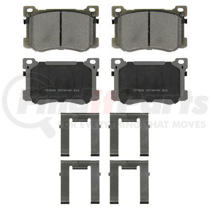 Wagner QC1799 Disc Brake Pad Set Wagner Brake ThermoQuiet QC1799 Ceramic Disc Brake Pad Set