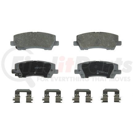 QC1793 by WAGNER - Wagner Brake ThermoQuiet QC1793 Ceramic Disc Brake Pad Set