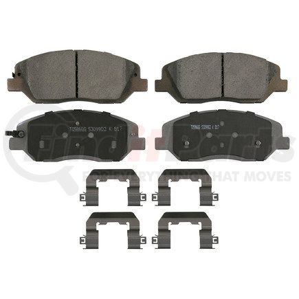 QC1917 by WAGNER - Wagner Brake ThermoQuiet QC1917 Ceramic Disc Brake Pad Set