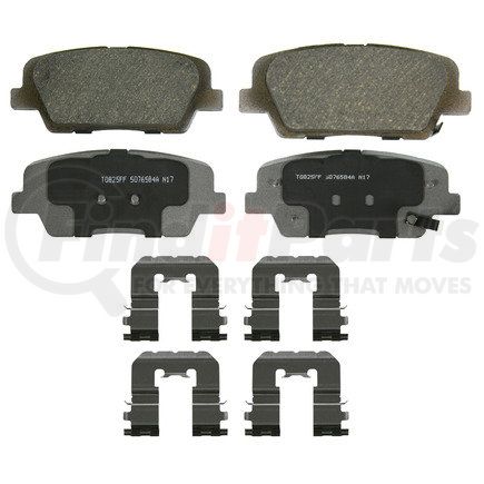 QC1816 by WAGNER - Wagner Brake ThermoQuiet QC1816 Ceramic Disc Brake Pad Set