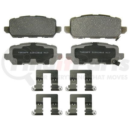 QC1841 by WAGNER - Wagner Brake ThermoQuiet QC1841 Ceramic Disc Brake Pad Set