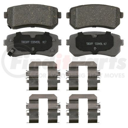 QC1856 by WAGNER - Wagner Brake ThermoQuiet QC1856 Ceramic Disc Brake Pad Set