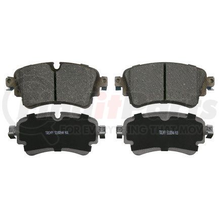 QC1898 by WAGNER - Wagner Brake ThermoQuiet QC1898 Ceramic Disc Brake Pad Set