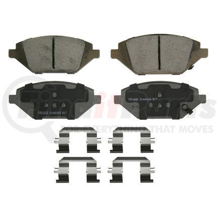 QC1864 by WAGNER - Wagner Brake ThermoQuiet QC1864 Ceramic Disc Brake Pad Set