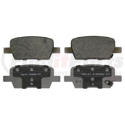 QC1877 by WAGNER - Wagner Brake ThermoQuiet QC1877 Ceramic Disc Brake Pad Set