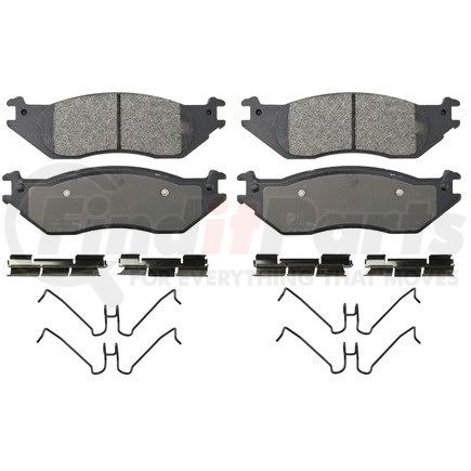 SX1045 by WAGNER - Wagner Brake SevereDuty SX1045 Disc Brake Pad Set