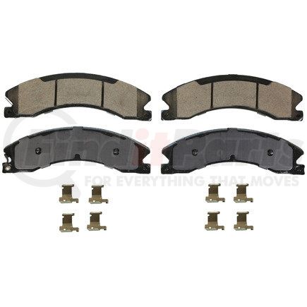 SX1565 by WAGNER - Wagner Brake SevereDuty SX1565 Disc Brake Pad Set