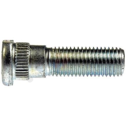 610-474.1 by DORMAN - M12-1.50 Serrated Wheel Stud With Clip Head - 14.77mm Knurl, 43.75mm Length