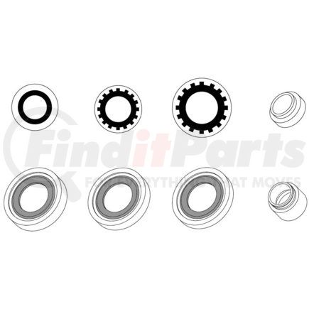 KT-SW6 by SUNAIR - A/C Compressor Sealing Washer Kit