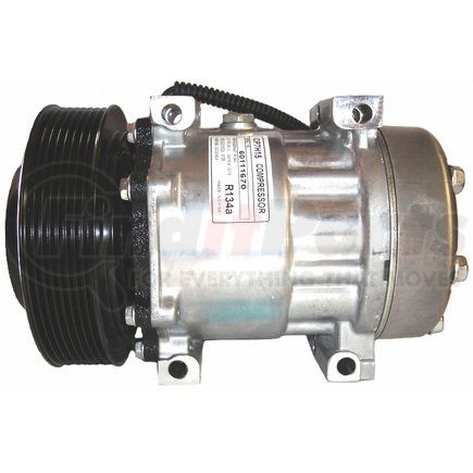 CO-2319CA by SUNAIR - A/C Compressor - R134A, PAG 46, PV8, 7H15, 12V, Direct Mount, 5.52 in. Pulley