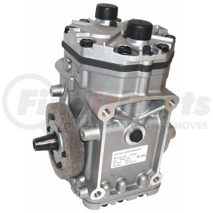 CO-3003A by SUNAIR - A/C Compressor - R134A, PAG 46 Oil, No Clutch, ET210L, Tube-O Mounting