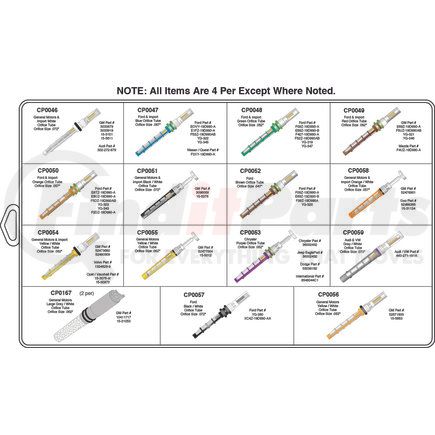 CP4015 by SUNAIR - A/C O-Ring Kit