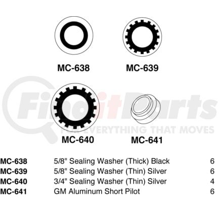 KT-SWA by SUNAIR - A/C Compressor Sealing Washer Kit