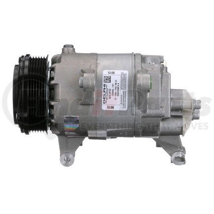 Delphi R134A A/C Compressor A/C Compressor - with Clutch, CVC, Wire Lead, 12V, PAG, R134A Refrigerant Oil
