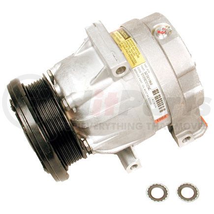 R134A by DELPHI - A/C Compressor - with Clutch, V5, 2 o'Clock, 12V, PAG, R134A Refrigerant Oil