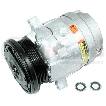 R134A by DELPHI - A/C Compressor - with Clutch, V5, 2 o'Clock, 12V, PAG, R134A Refrigerant Oil