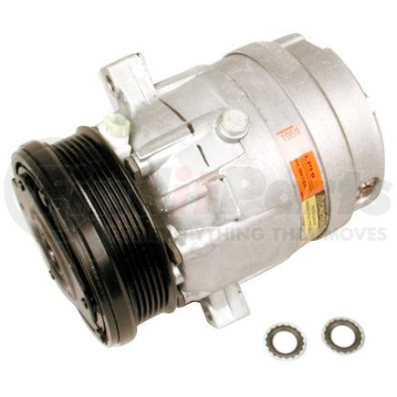 R134A by DELPHI - A/C Compressor - with Clutch, V5, 2 o'Clock, 12V, PAG, R134A Refrigerant Oil