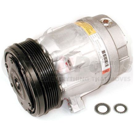 R134A by DELPHI - A/C Compressor - with Clutch, V5, 2 o'Clock, 12V, PAG, R134A Refrigerant Oil