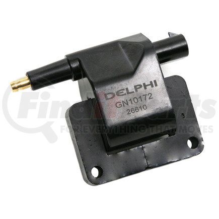 GN10172 by DELPHI - Ignition Coil - HEI, 12V, 2 Male Pin Terminals