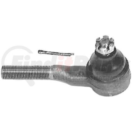 TA1116 by DELPHI - Steering Tie Rod End - Outer, Non-Adjustable, Steel, Non-Greaseable