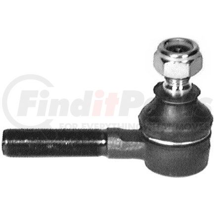 TA650 by DELPHI - Steering Tie Rod End - Front, Non-Adjustable, Non-Greaseable, Gray, Coated