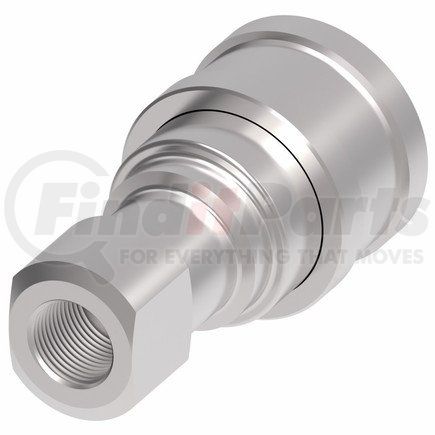 4HP26 by WEATHERHEAD - HK/FD45 Series Hydraulic Coupling / Adapter - Female, 1.13" hex, 1/2-14 NPTF thread, 2-way valve