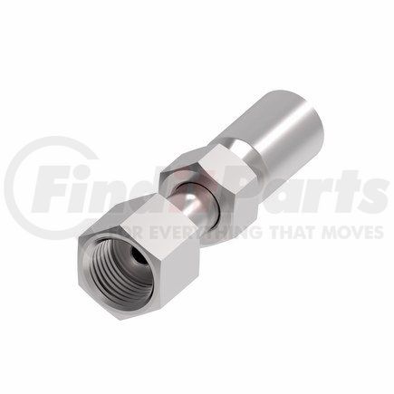 Weatherhead 04E-S64 Hydraulic Hose Fitting - Hose Fitting (Permanent), PTFE, ORS E-Series, Everflex