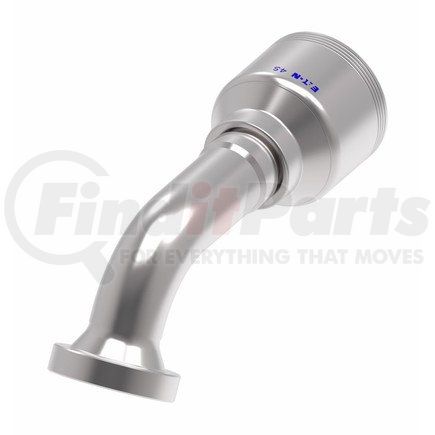 4S12FHG12 by WEATHERHEAD - Fitting - Hose Fitting (Permanent), 4-Spiral, 62-Flange, Steel 60