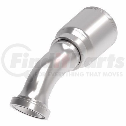 4S24FHA24 by WEATHERHEAD - Fitting - Hose Fitting (Permanent), 4-Spiral 4S CD62 Split Flange - 45