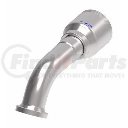 4S20FLG20 by WEATHERHEAD - Fitting - Hose Fitting (Permanent), 4-Spiral, 61-Flange, Steel 60