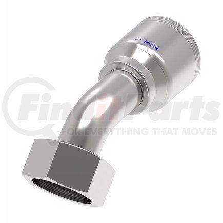 4S32DSA20 by WEATHERHEAD - Fitting - Hose Fitting (Permanent), 4-Spiral, DKOS, Steel 45 DEG