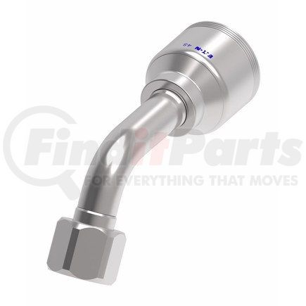 4SA12FJG12 by WEATHERHEAD - Fitting - Hose Fitting (Permanent), 4-Spiral, SAE 37, Steel 60 degree