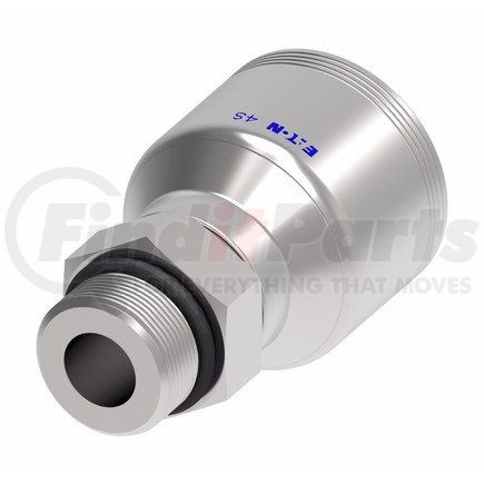 4SA12MB12 by WEATHERHEAD - Fitting - Hose Fitting (Permanent), 4-Spiral, SAE ORB, Steel