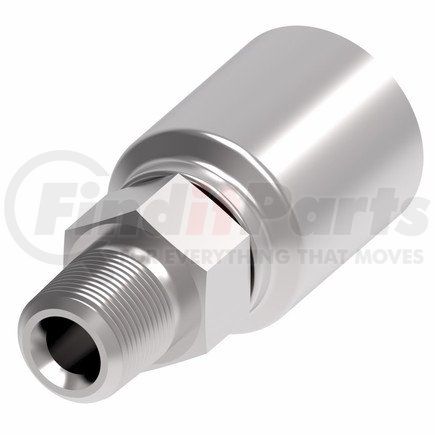 4TA6MP8 by WEATHERHEAD - Aeroquip Fitting - Hose Fitting (Permanent), Thermo NPTF