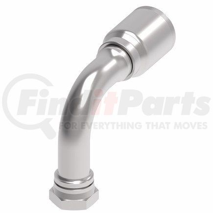 4SA24FRC24 by WEATHERHEAD - Fitting - Hose Fitting (Permanent), 4-Spiral, ORS, 90 Degree Nipple