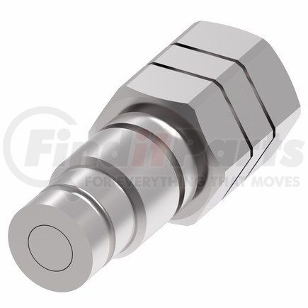 6FFP25 by WEATHERHEAD - FF Series Hydraulic Coupling / Adapter - Male, 0.87" hex, 1/4-18 thread, 2-way valve
