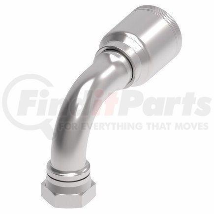 6SA24FJB24 by WEATHERHEAD - Fitting - Hose Fitting (Permanent), 6-Spiral 6S JIC/37 Female SW - 90