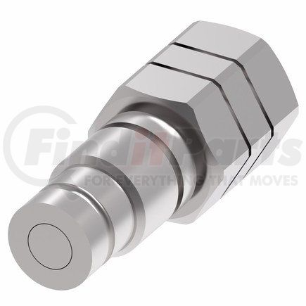 10FFP37 by WEATHERHEAD - FF Series Hydraulic Coupling / Adapter - Male, 1.06" hex, 3/8"-18 NPT thread, 2-way valve