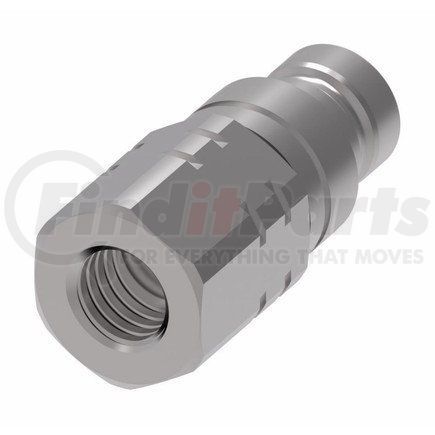 19FFP75 by WEATHERHEAD - FF Series Hydraulic Coupling / Adapter - Male, 1.65" hex, 3/4-14 NPT thread, 2-way valve