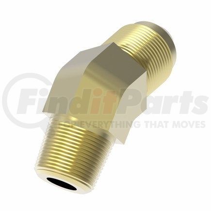 54X5 by WEATHERHEAD - SAE 45° Flare Brass 45° Male Elbow 5/16" Tube Size