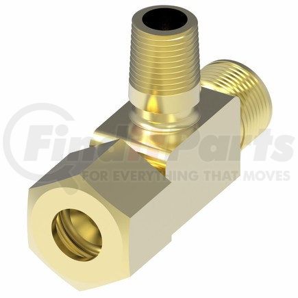 Weatherhead 72X6 Hydraulic Hose Adapter - Compression Male Tee - Male Pipe