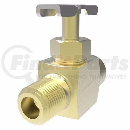 Weatherhead 150 Hydraulic Hose 131-10150 Valve - Bibcock 90 Degree 1/8 MP