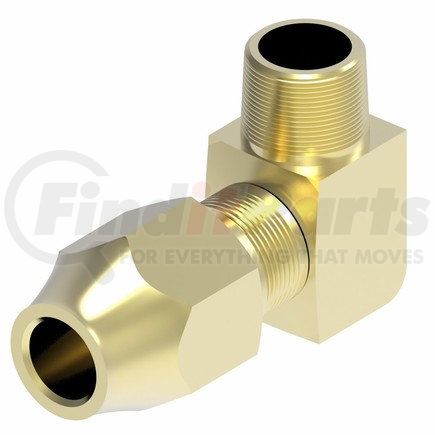 169X6X6 by WEATHERHEAD - Compression 90˚ Male Elbow with Long Nut