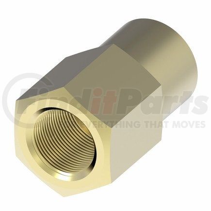 252X5 by WEATHERHEAD - Inverted Flare Brass Female Connector Fitting 5/16" Tube Size